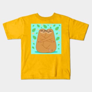 Friendship of sloths Kids T-Shirt